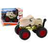 Dinosaur Off-Road Car with Large Rubber Wheels, Beige