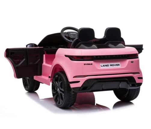 Divvietīgs bērnu elektromobilis Range Rover Evoque Pink