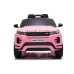 Divvietīgs bērnu elektromobilis Range Rover Evoque Pink