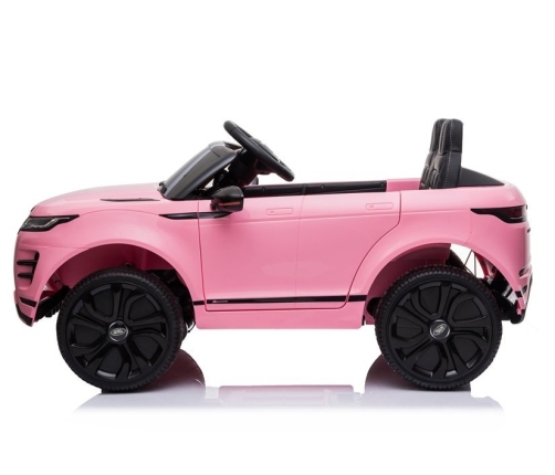 Divvietīgs bērnu elektromobilis Range Rover Evoque Pink