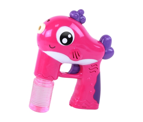 Soap Bubble Gun Battery Operated Pink