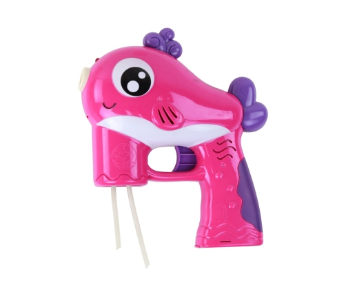 Soap Bubble Gun Battery Operated Pink