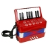 Accordion Musical Instrument for Kids Music Red