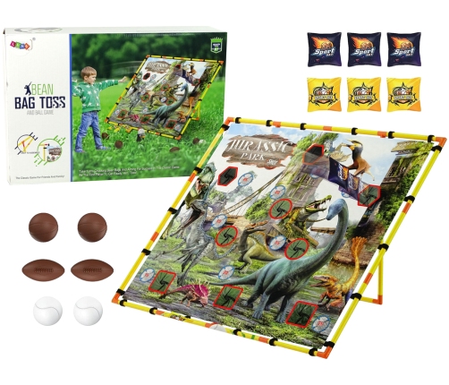 Target Throwing Game Dinosaurs Balls Bags