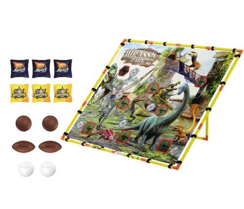 Target Throwing Game Dinosaurs Balls Bags