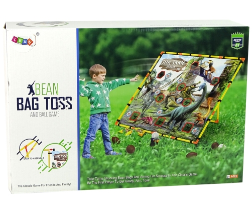 Target Throwing Game Dinosaurs Balls Bags