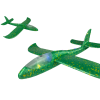 Large Styrofoam Glider Plane Green