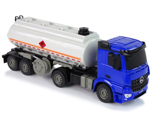 R/C Mercedes Arocs Blue tanker truck 1:26 Water