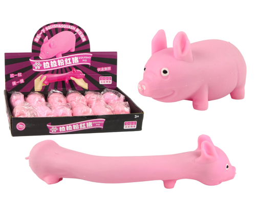 Flexible Pink Squishy Pig Sensory Toy