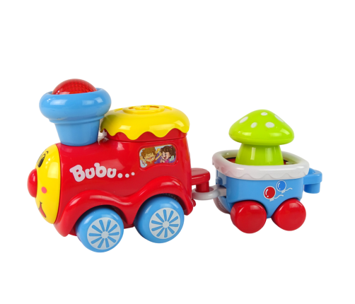 Colourful Educational Train for Toddlers  Light and sound effects