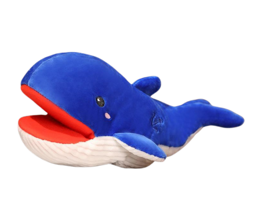 Plush Mascot Blue Whale Puppet 30 cm