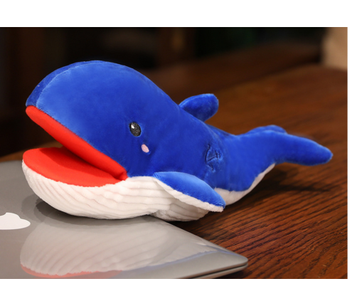 Plush Mascot Blue Whale Puppet 30 cm