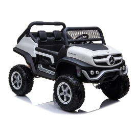 Mercedes Unimog Electric Ride On Car White