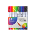 Set of 24 double-sided markers in various colors in an organizer