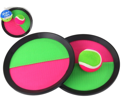 Arcade Game Paddles Discs Velcro Catch Ball Ball