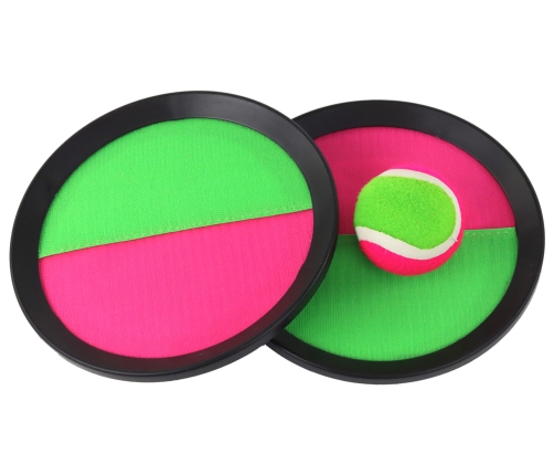 Arcade Game Paddles Discs Velcro Catch Ball Ball