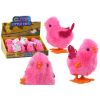 Jumping Chicken Toy Wind-Up Figurine Pink