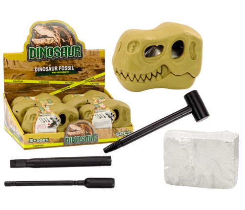 Archaeological Dig Set Dinosaurs Fossils Skull