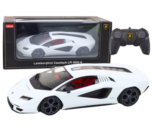 Radiovadāmā mašīna ar pulti Lamborghini Countach LPI 800-4 White