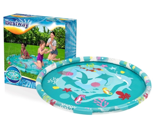 Inflatable Paddling Pool With A Fountain For Children 165 cm Bestway 52487