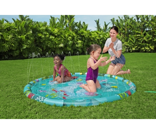 Inflatable Paddling Pool With A Fountain For Children 165 cm Bestway 52487