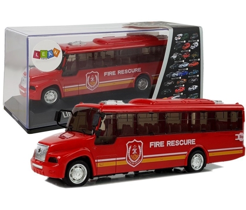 Fire Brigade Bus with Lights and Sounds. Opening Doors