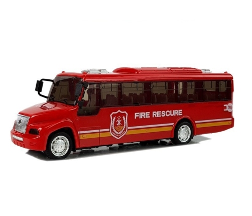 Fire Brigade Bus with Lights and Sounds. Opening Doors