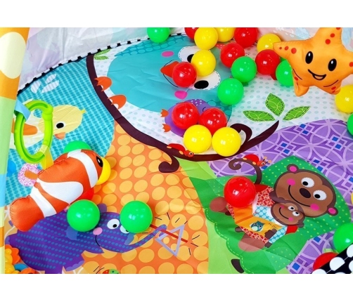 Mat Pool with Balls for Babies Rattles