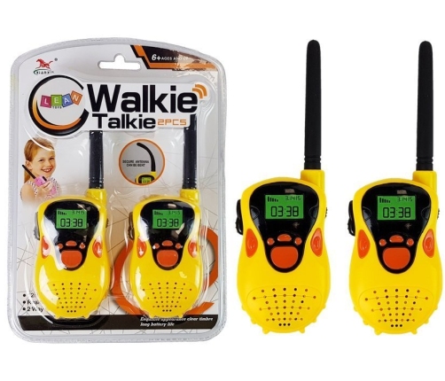 Walkie-talkies Range 100 m Yellow For Children