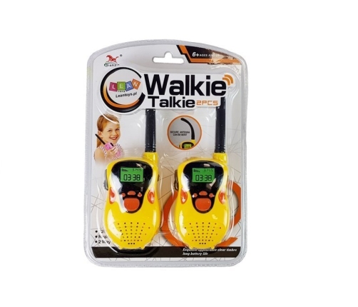 Walkie-talkies Range 100 m Yellow For Children