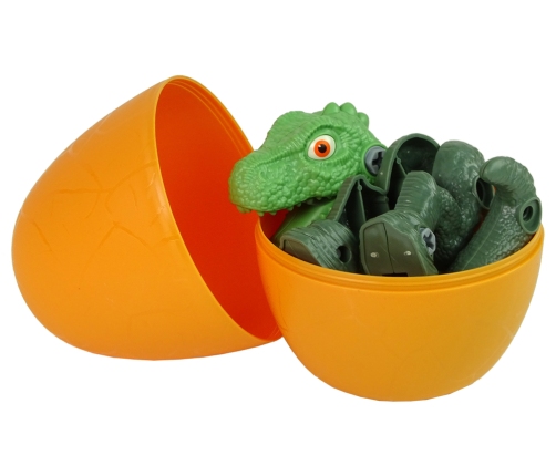 Dinosaur Tyrannosaurus Rex set with Egg DIY Screwdriver Green