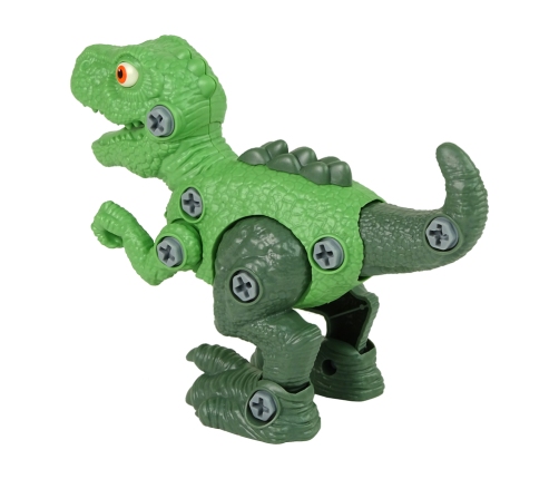 Dinosaur Tyrannosaurus Rex set with Egg DIY Screwdriver Green