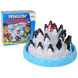 Family game Climbing Penguins on Ice