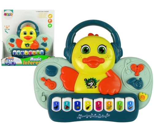 Interactive Duck Duck Piano DJ Sound Instruments Musical Melodies