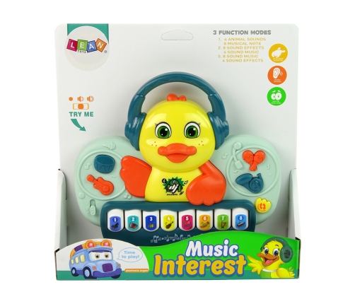 Interactive Duck Duck Piano DJ Sound Instruments Musical Melodies