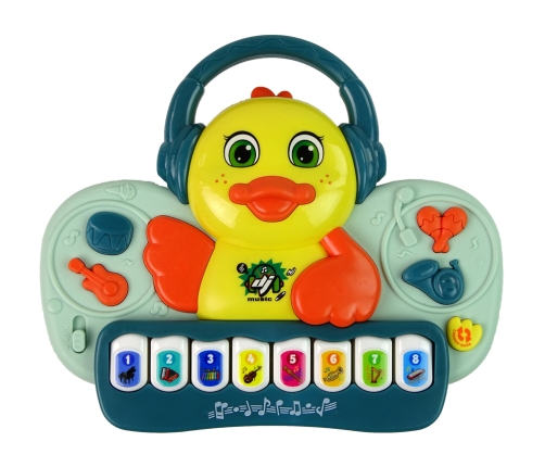 Interactive Duck Duck Piano DJ Sound Instruments Musical Melodies