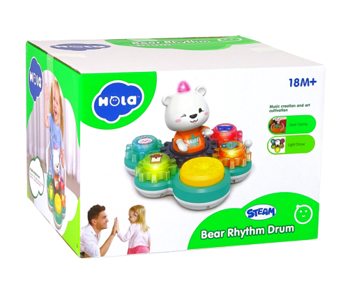 Interactive Educational Toddler Toy Playing Teddy Bear Gears