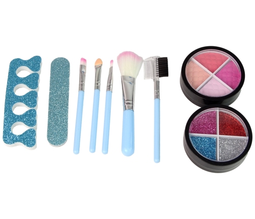 Make-up Kit Star Trunk Blue Glitter Glosses