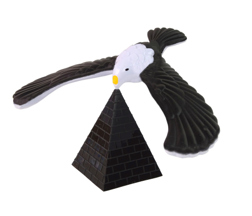 Antigravity Balancing Bird Black Toy