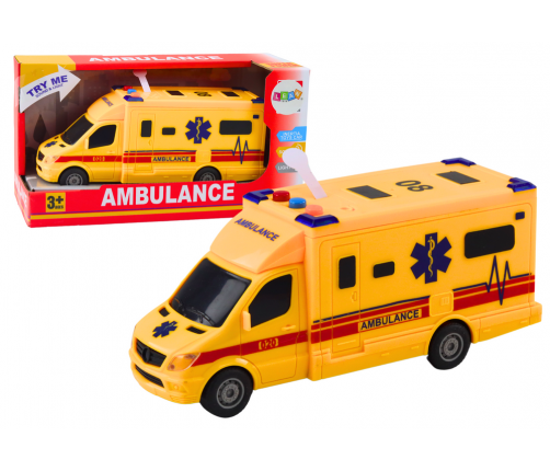 Auto Ambulance Lights Sound White