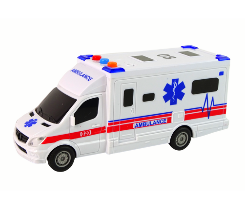 Auto Ambulance Lights Sound White