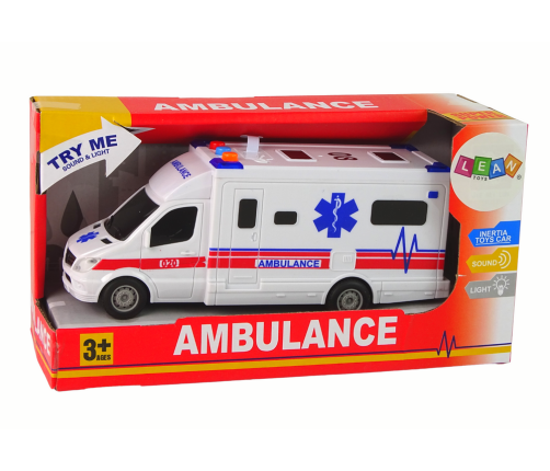 Auto Ambulance Lights Sound White