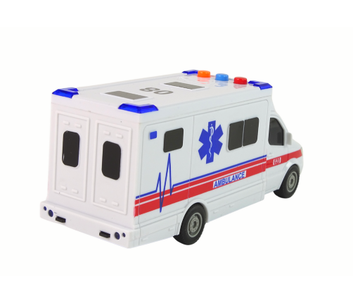 Auto Ambulance Lights Sound White