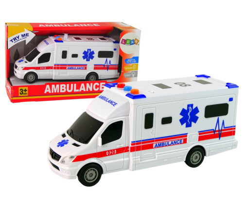 Auto Ambulance Lights Sound White