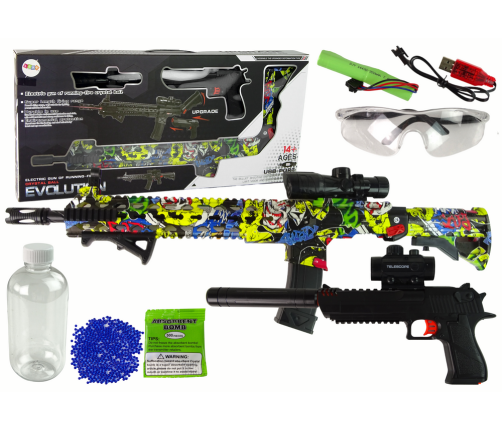 Rifle Water Bullet Gun Accessories Colorful