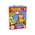 Logic Game Double-Sided Domino Animals Puzzle 10cm x 5cm 28 Pieces.