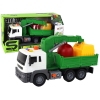 Garbage Truck With Crane Friction Drive Green 1:16