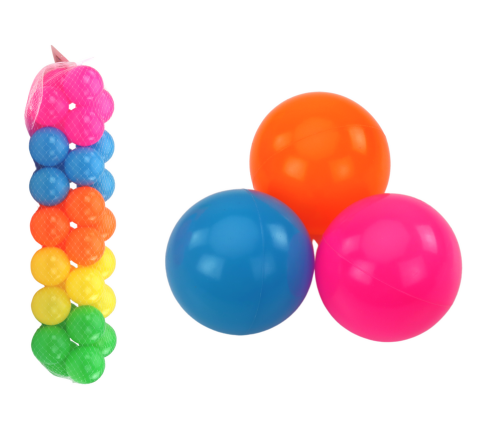 Set of Colorful Balls Plastic Balls for Pool 7cm 30pcs.