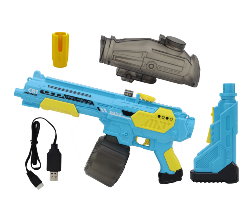 Blue Automatic M416 Cordless Water Gun Rifle