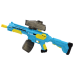 Blue Automatic M416 Cordless Water Gun Rifle